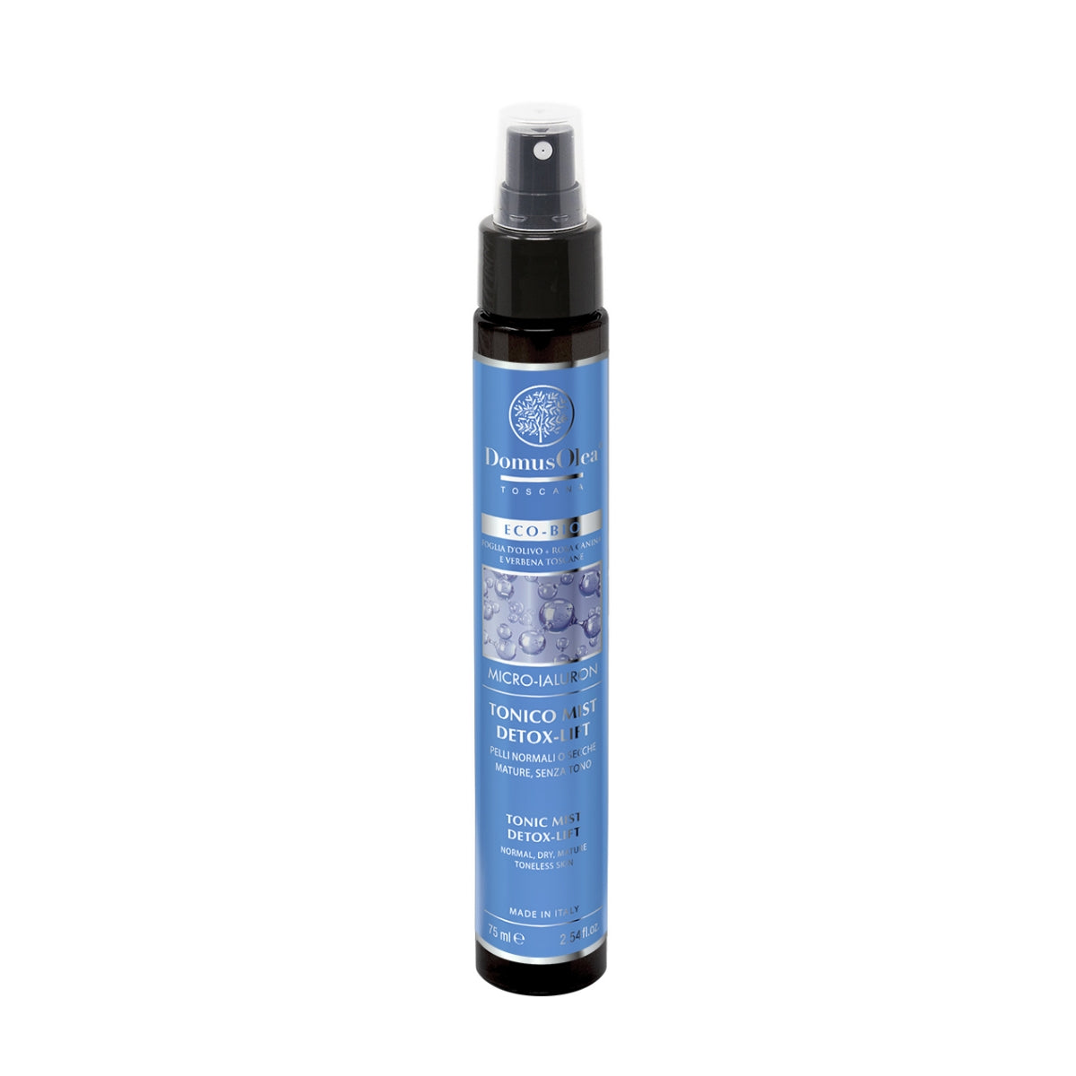 Domus Olea Toscana Tonico Mist Detox-Lift Micro-Ialuron – 75 ml