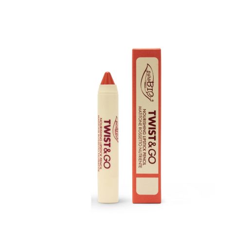 puroBIO Cosmetics TWIST & GO – Matitone Rossetto 502 Nude Pescato
