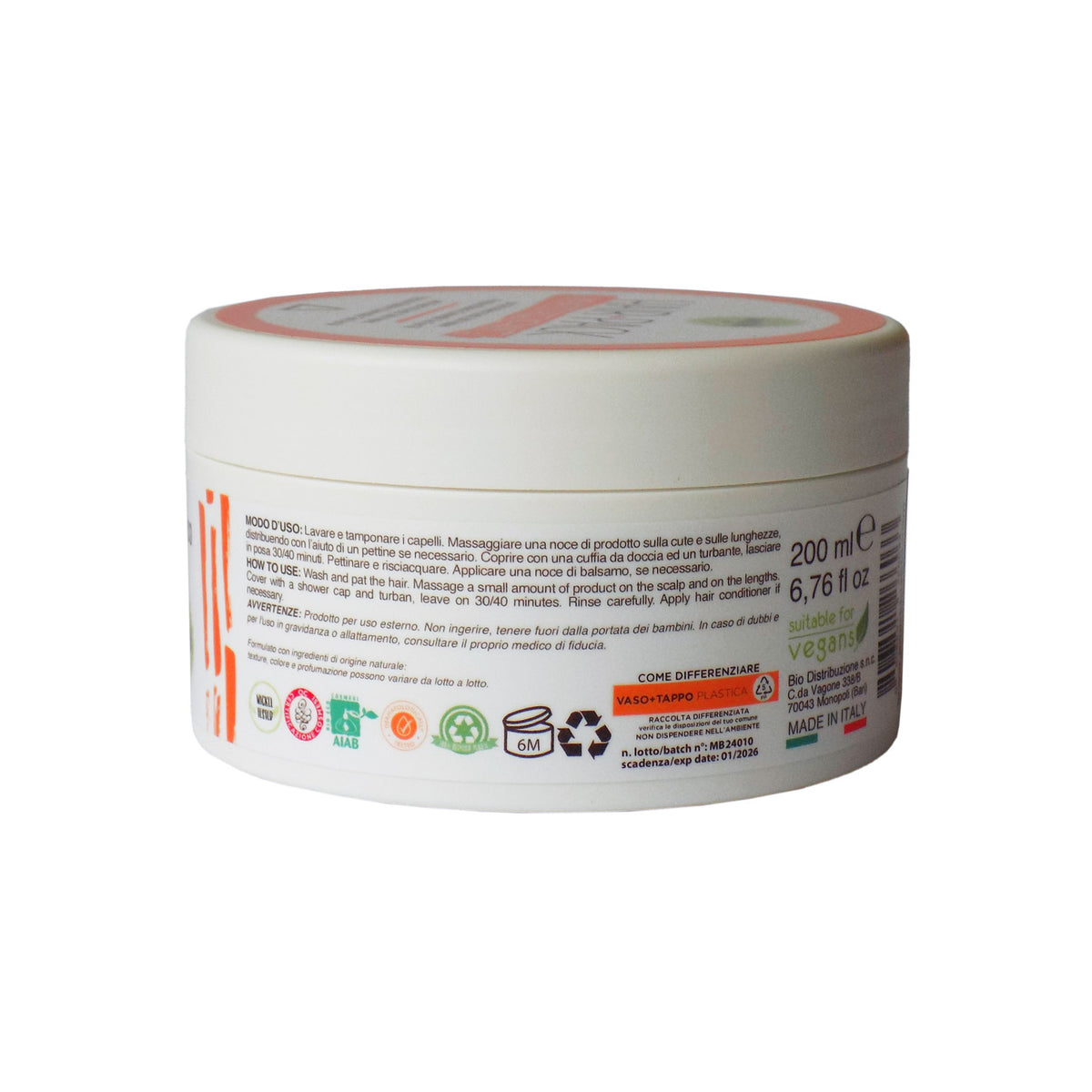 HAIR PACK FUOCO – Impacco rigenerante – Anarkhia Bio, immagine 3