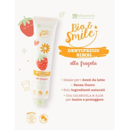 La Saponaria Dentifricio Lenitivo Bimbi Fragola seconda immagine