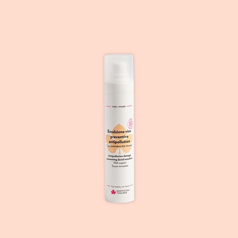 Emulsione viso preventiva antipollution Biofficina Toscana