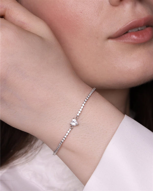 Bracciale Tennis Clara Argento – Veramé