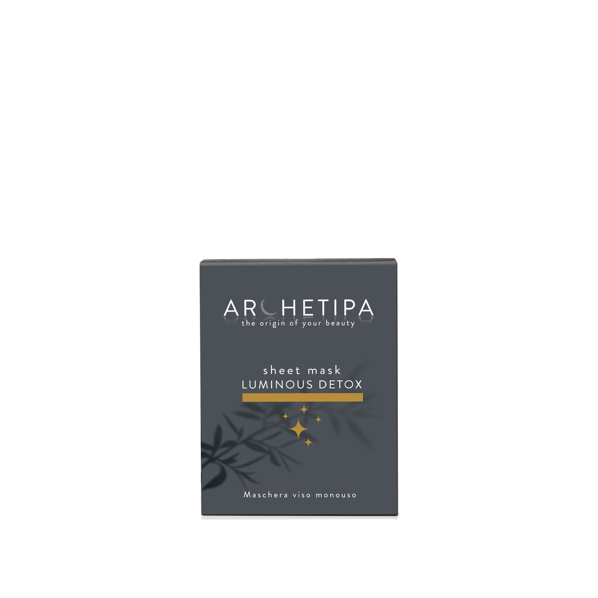 Archetipa Sheet Mask Luminous Detox maschera illuminante viso 12 ml