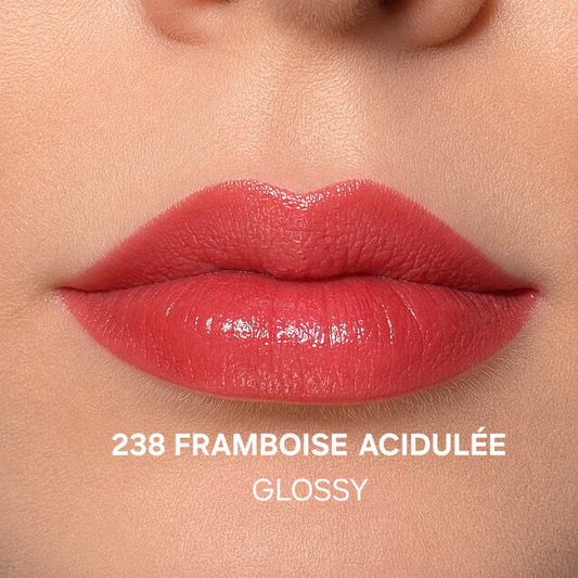 Rouge à Lèvres Glossy 238 Framboise Acidulée - tonalità sulle labbra