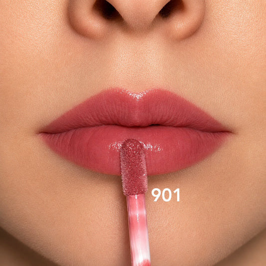 Gloss 901 Bois de Rose - applicazione sulle labbra
