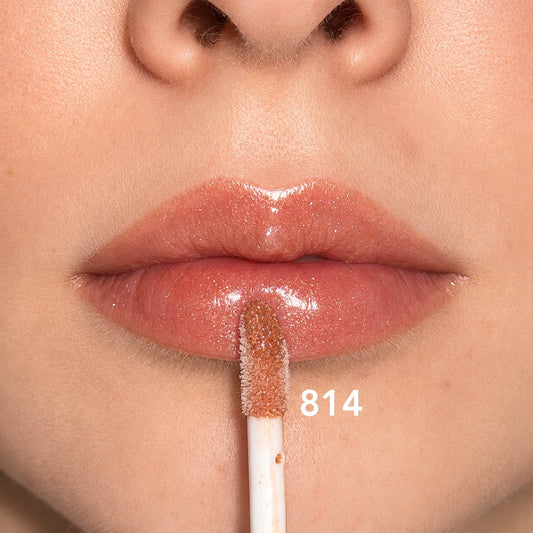 Gloss 814 Marron Givré - applicazione sulle labbra