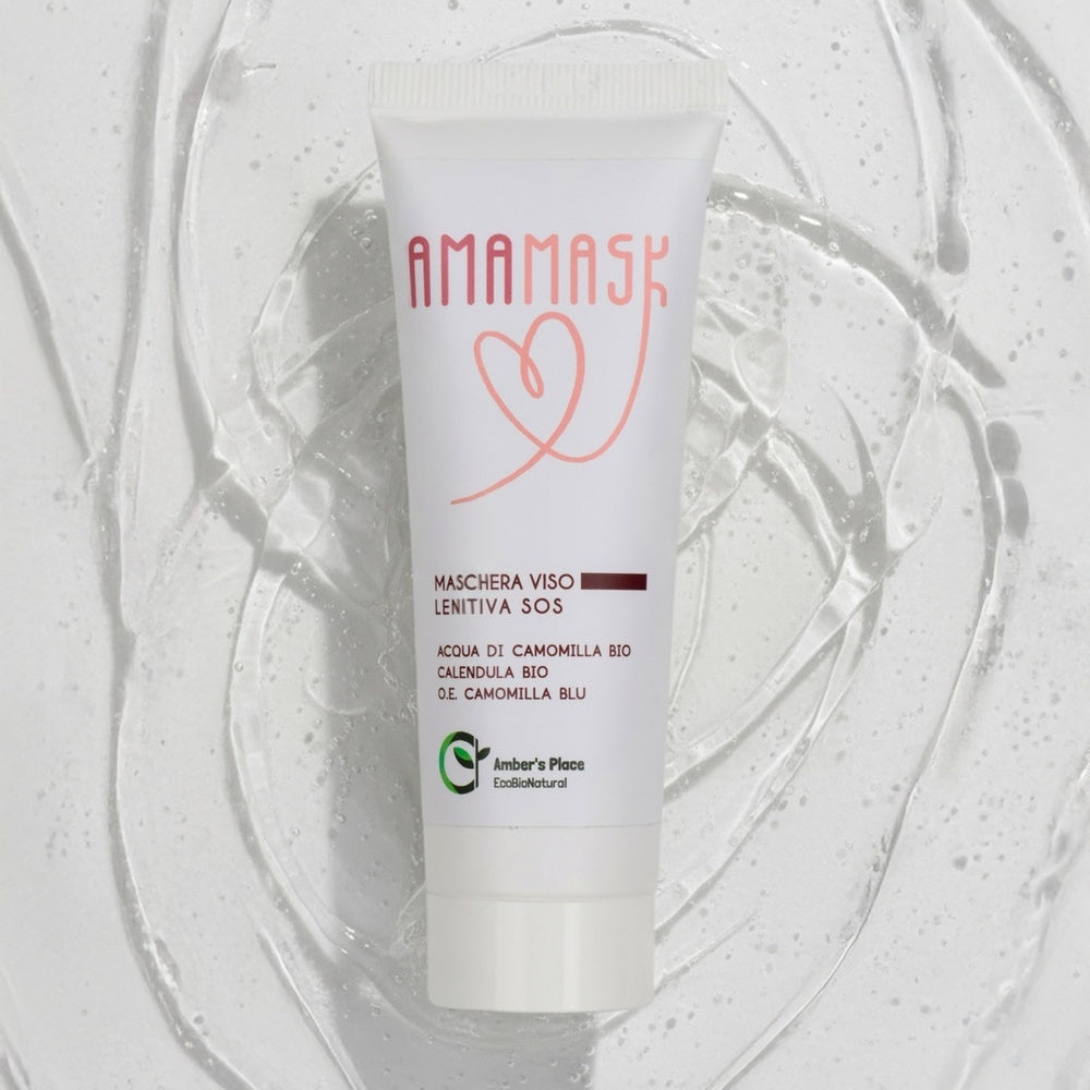 Amber's Place AmaMask – Maschera Viso Lenitiva SOS 2-in-1
