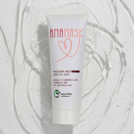 Amber's Place AmaMask – Maschera Viso Lenitiva SOS 2-in-1