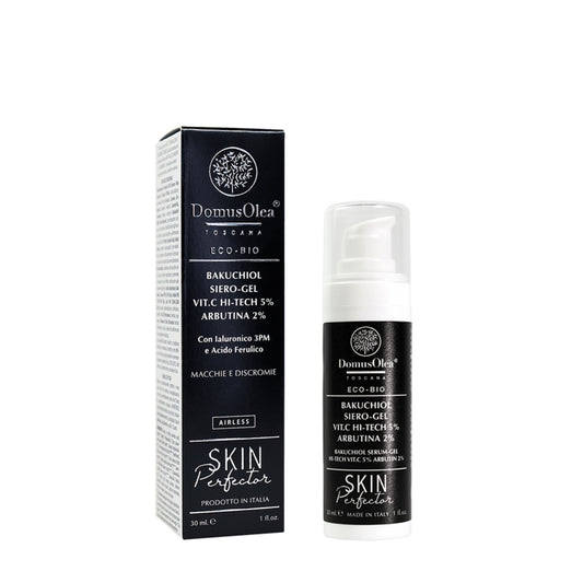 Bakuchiol Siero-Gel Vitamina C Hi-Tech 5% + Arbutina 2% – Domus Olea Toscana