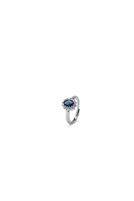 Anello Kate Argento Blu 16 – Veramé