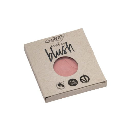 puroBIO Cosmetics Blush in Cialda Refill 01 Rosa Satinato