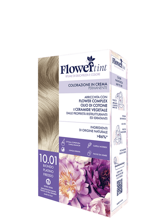 FlowerTint 10.01 Biondo Platino Freddo colorazione permanente