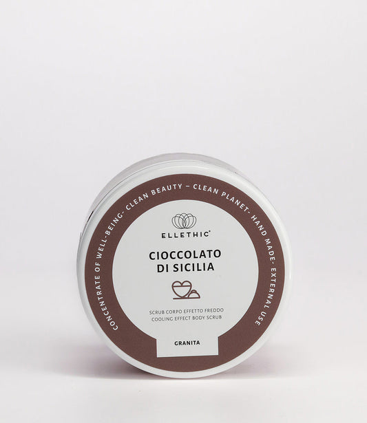 Ellethic Cioccolato di Sicilia - Scrub Corpo Effetto Freddo 500 g