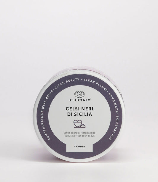 Ellethic Gelsi Neri di Sicilia - Scrub Corpo Effetto Freddo 500 g