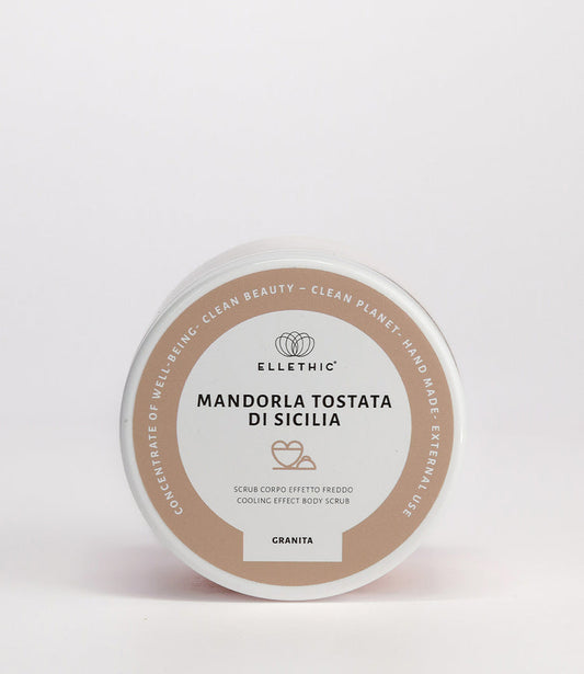 Ellethic Mandorla Tostata di Sicilia - Scrub Corpo Effetto Freddo 500 g