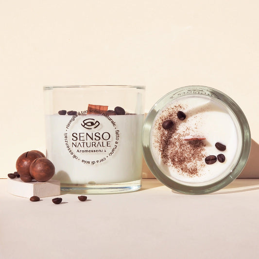 Candela di Soia profumata ESPRESSO Small – Senso Naturale