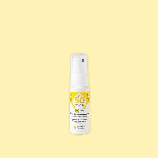 Crema viso solare age control SPF50 Biofficina Toscana
