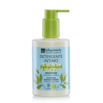 La Saponaria Detergente Intimo Protettivo Tè Verde Bio e Ialuronico 250 ml