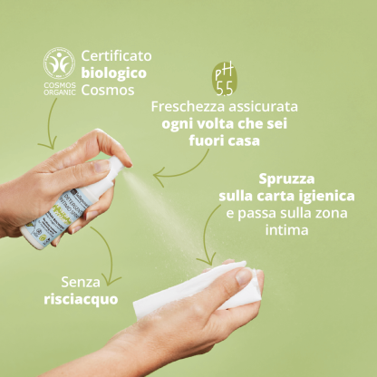 La Saponaria Detergente Intimo Spray Senza Risciacquo seconda immagine