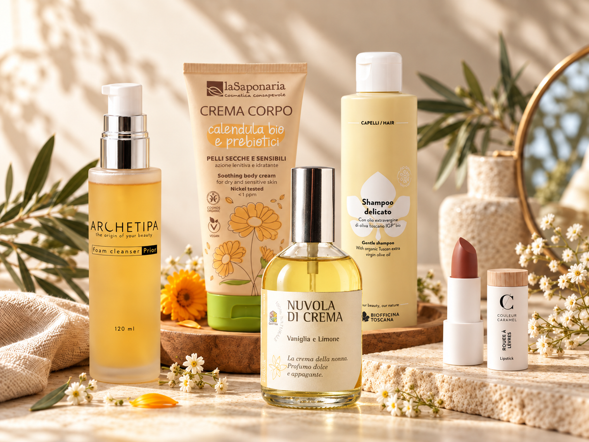 Selezione di cosmetici naturali La Martesana