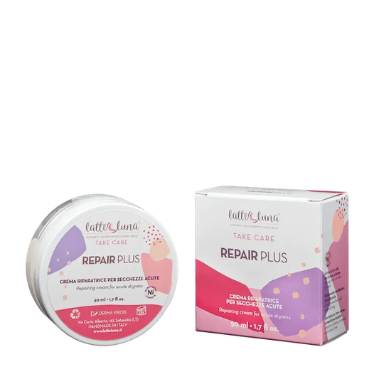 Repair Plus – Crema riparatrice per secchezze acute – Latte e Luna