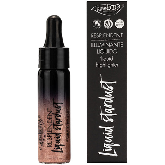 puroBIO Cosmetics Resplendent Liquid Stardust Oro Rosa