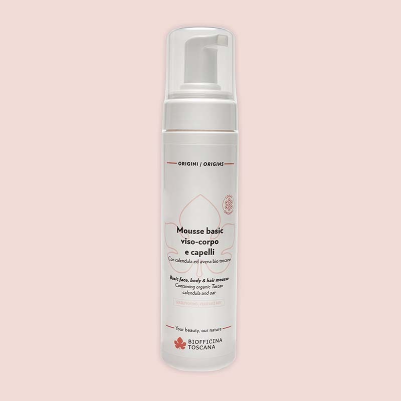 Mousse basic viso corpo e capelli Biofficina Toscana