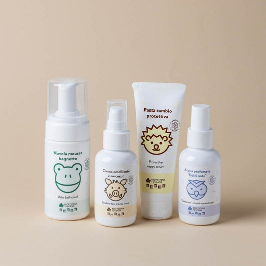 Biofficina Toscana linea bimbi Nuvola Mousse Bagnetto immagine 2