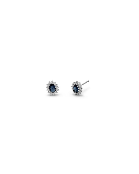 Orecchini Kate Argento Blu