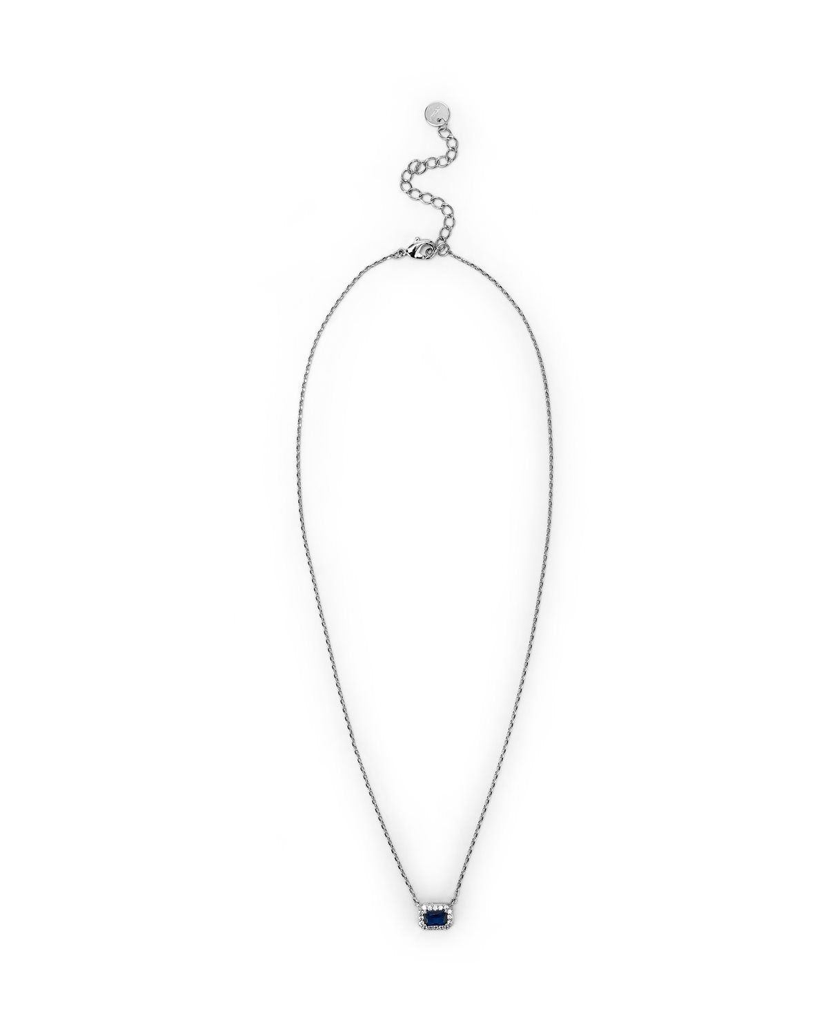 Collana Anastasia Argento Blu