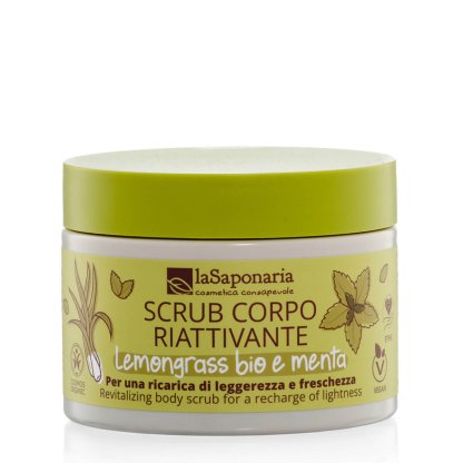 La Saponaria Scrub Corpo Lemongrass Bio e Menta 250 g