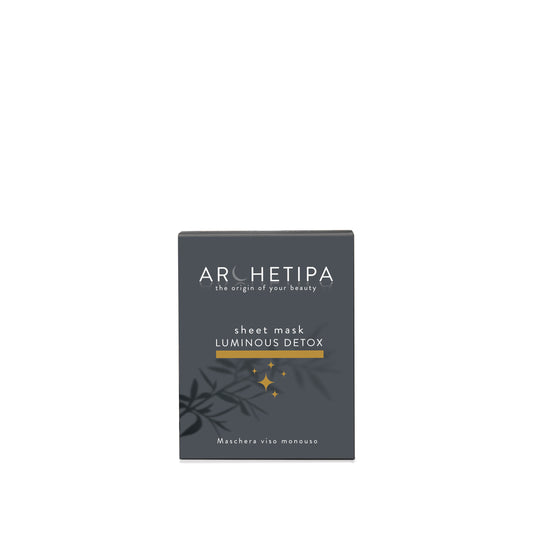 Archetipa Sheet Mask Luminous Detox maschera illuminante viso 12 ml
