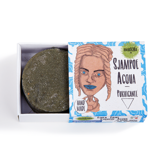 SJAMPOE ACQUA – Shampoo solido Purificante – Anarkhia Bio