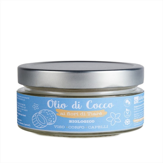 Olio di Cocco Bio ai Fiori di Tiarè – La Saponaria