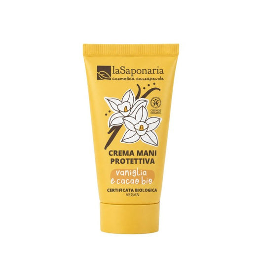 Crema Mani Protettiva – Vaniglia e Cacao – La Saponaria