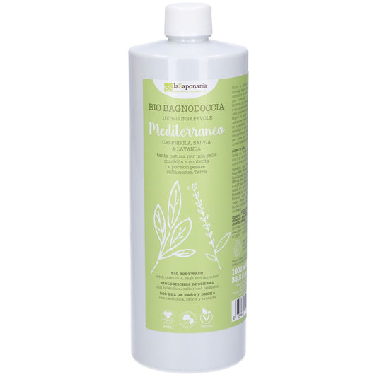 Maxi Bagnodoccia Mediterraneo – Salvia Bio e Lavanda – La Saponaria